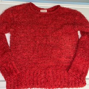 Glittery Red Sweater